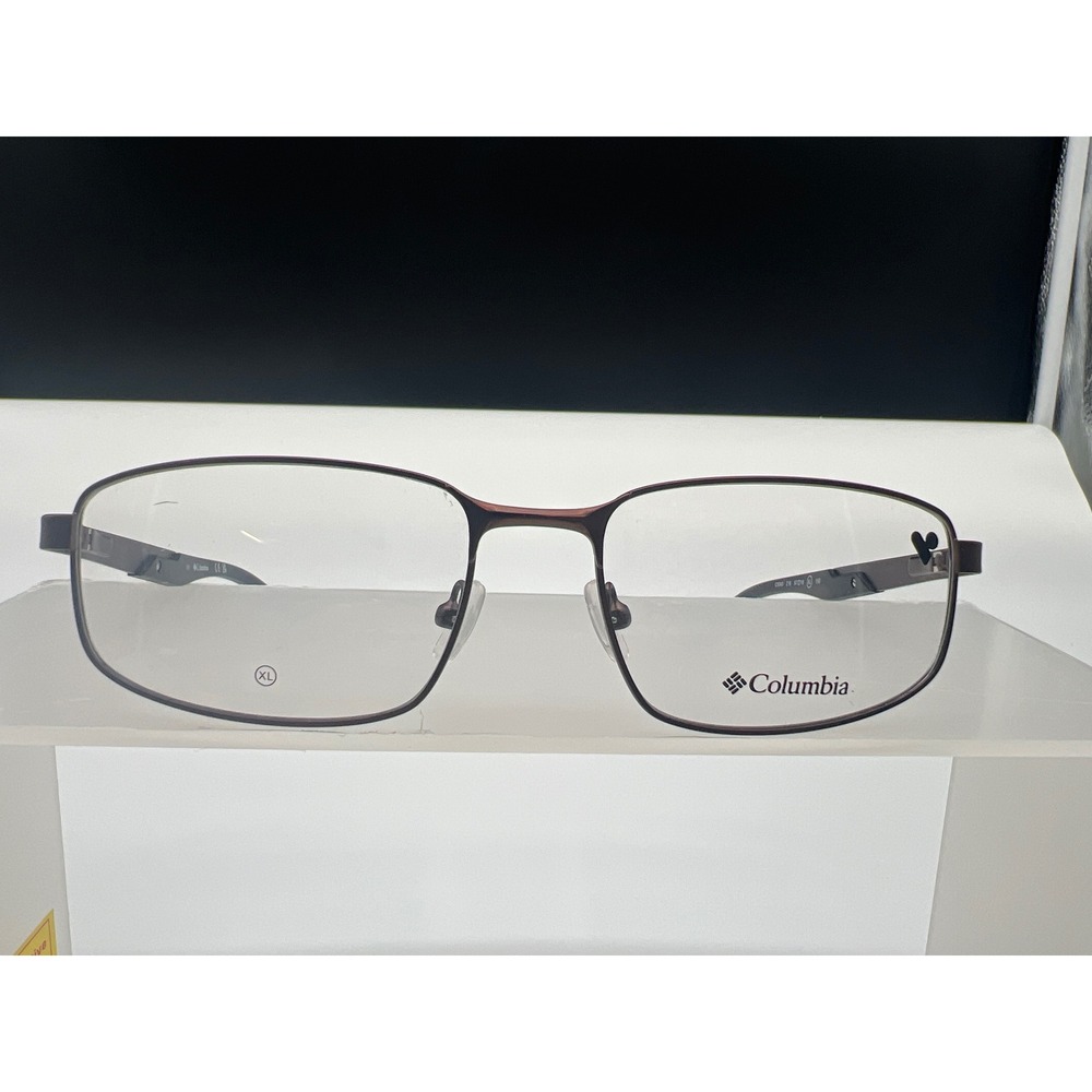 Columbia Brown and Black Gunmetal Glasses Frames Only C3040 216 57[]18 150